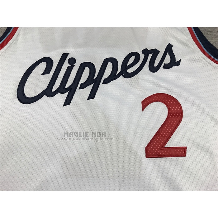 Maglia
 Kawhi Leonard NO 2 Los Angeles Clippers Association 2024-25 Bianco
